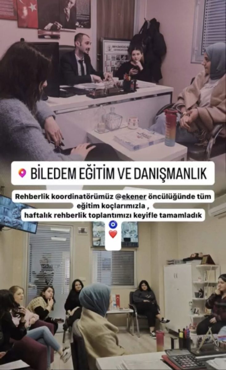 Rehberlik koordinatörü ve eğitim koçlarının haftalık toplantısı
